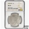 Image 1 : 1878 8TF Morgan Silver Dollar NGC MS62