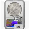 Image 2 : 1921 Silver Peace Dollar NGC MS62 High Relief