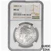 Image 1 : 1890-S Morgan Silver Dollar NGC MS62
