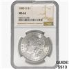 Image 1 : 1880-O Morgan Silver Dollar NGC MS62