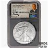 Image 1 : 2020-W American 1oz SILV Eagle NGC MS70 1st Issue