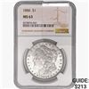 Image 1 : 1886 Morgan Silver Dollar NGC MS63