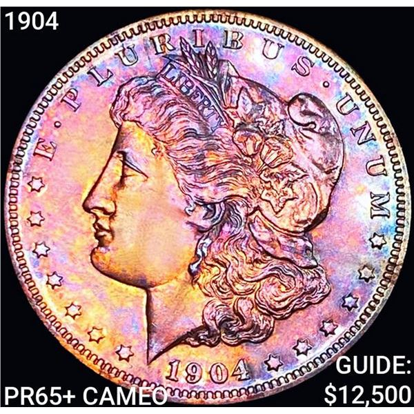 1904 Morgan Silver Dollar GEM PROOF CAM