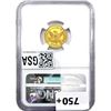 Image 2 : 1852 $2.50 Gold Quarter Eagle NGC MS62