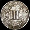 Image 2 : 1853 Silver Three Cent CLOSELY UNCIRCULATED