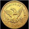 Image 2 : 1853 $2.50 Gold Quarter Eagle CLOSELY UNCIRCULATED