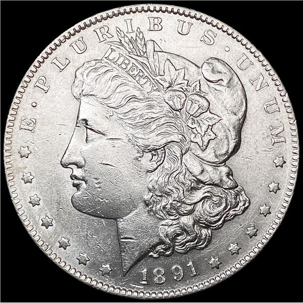 1891-S Morgan Silver Dollar CLOSELY UNCIRCULATED
