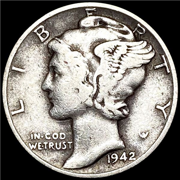 1942/41-D Mercury Dime NICELY CIRCULATED