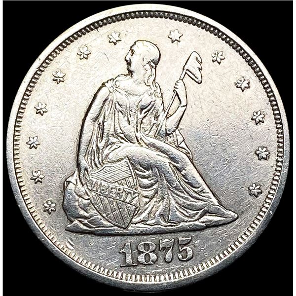 1875-S Twenty Cent Piece CLOSELY UNCIRCULATED