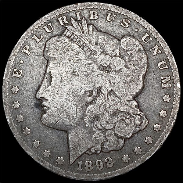 1892-CC Morgan Silver Dollar NICELY CIRCULATED