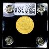 Image 2 : 1899 $5 Gold Half Eagle CLOSELY UNCIRCULATED