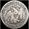 Image 2 : 1876-CC Seated Liberty Quarter NICELY CIRCULATED