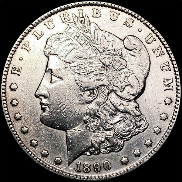 1890-CC Morgan Silver Dollar CLOSELY UNCIRCULATED