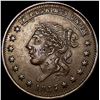 Image 1 : 1837 Not One Cent Hard Times Token CLOSELY UNCIRCU