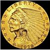 Image 1 : 1929 $2.50 Gold Quarter Eagle CLOSELY UNCIRCULATED