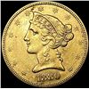 Image 1 : 1880-S $5 Gold Half Eagle CLOSELY UNCIRCULATED
