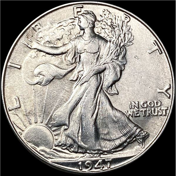 1947-D Walking Liberty Half Dollar CLOSELY UNCIRCU