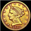 Image 1 : 1853 $2.50 Gold Quarter Eagle CLOSELY UNCIRCULATED