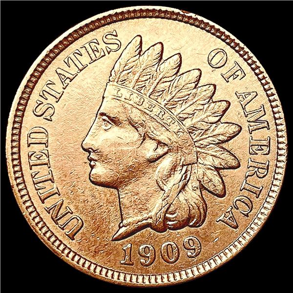 1909 Indian Head Cent CLOSELY UNCIRCULATED