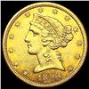 Image 1 : 1893-S $5 Gold Half Eagle CLOSELY UNCIRCULATED