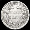 Image 2 : 1856 Seated Liberty Half Dime CLOSELY UNCIRCULATED