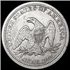 Image 2 : 1854 Arws Seated Liberty Quarter CLOSELY UNCIRCULA