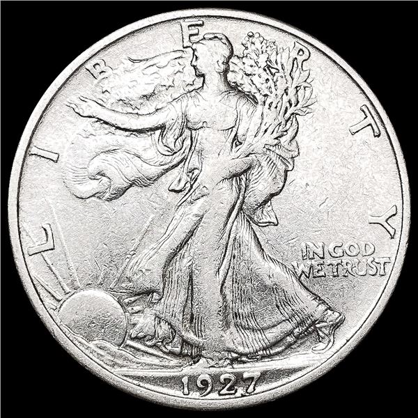 1927-S Walking Liberty Half Dollar CLOSELY UNCIRCU