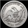 Image 2 : 1855 Arws Seated Liberty Quarter CLOSELY UNCIRCULA