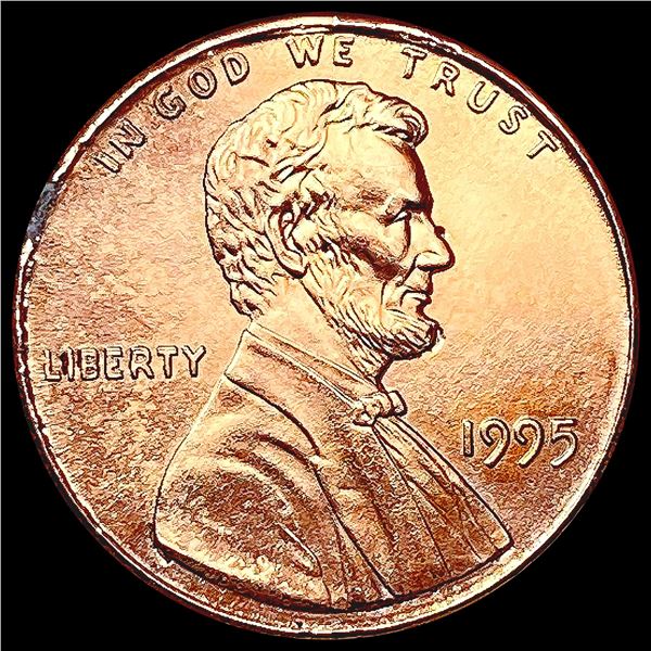 1995 DDO RED Lincoln Memorial Cent GEM BU