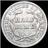 Image 2 : 1854 Arws Seated Liberty Half Dime CLOSELY UNCIRCU