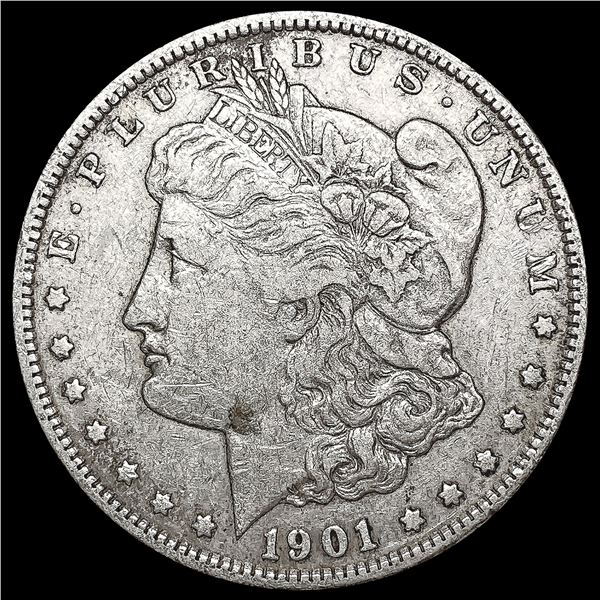 1901-S Morgan Silver Dollar LIGHTLY CIRCULATED