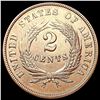 Image 2 : 1864 RED Two Cent Piece CHOICE BU