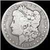 Image 1 : 1881-CC Morgan Silver Dollar NICELY CIRCULATED