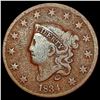 Image 1 : 1834 Coronet Head Large Cent NICELY CIRCULATED