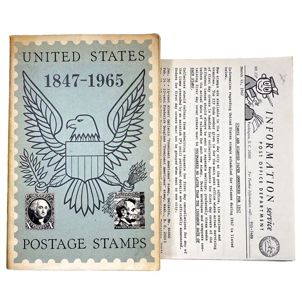 1847-1965 US Postage Stamp Book