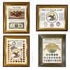 Image 1 : 1921 - 1971 Framed Coin Collections (53 Items)