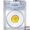 Image 1 : 1878 $3 Gold Piece PCGS MS63