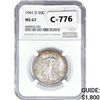 Image 1 : 1941-D Walking Liberty Half Dollar NGC MS67