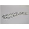 Image 2 : 10-12mm South Sea White-Silver Circle Baroque Necklace with Gold Clasp