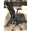 Image 2 : HERMAN MILLER EMBODY BLACK/CYAN FULLY ADJUSTABLE GAMING TASK CHAIR, RETAIL PRICE $2,620