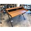 Image 2 : DESIGN WITHIN REACH WALNUT URSULINE DESK 48"X25", RETAIL PRICE $4,105
