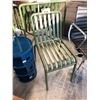Image 1 : HAY PALISSADE OLIVE GREEN PATIO SIDE CHAIR, RETAIL PRICE $415