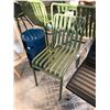 Image 2 : HAY PALISSADE OLIVE GREEN PATIO SIDE CHAIR, RETAIL PRICE $415