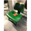 Image 1 : HERMAN MILLER EAMES GREEN MOLDED PLYWOOD CHAIRS, RETAIL VALUE $1,695