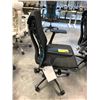 Image 2 : HERMAN MILLER EMBODY BLACK/CYAN FULLY ADJUSTABLE GAMING CHAIR, RETAIL PRICE $2,620