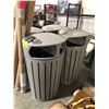 Image 1 : 4 GREY WASTE RECEPTACLES