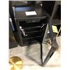 Image 2 : BLACK 18" X 25" X 19" GLASS DOOR BEVERAGE REFRIGERATOR