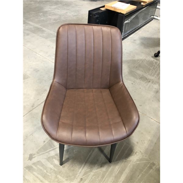 BROWN/BLACK SIDE CHAIR