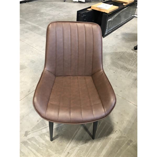 BROWN/BLACK SIDE CHAIR