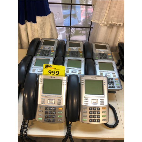 8 AVAYA DISPLAY PHONE HANDSETS